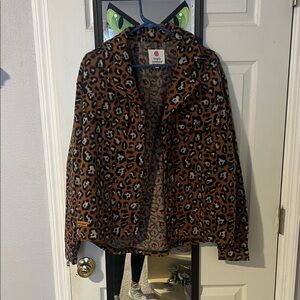 Simply Southern Stylish Leopard Print Jacket